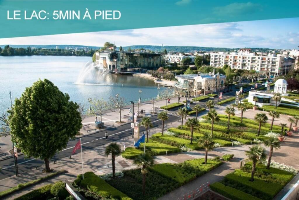 Coeur De Ville Enghien Les Bains - 2 Pieces Lumineux Et Chaleureux - 15 Min De Paris エクステリア 写真